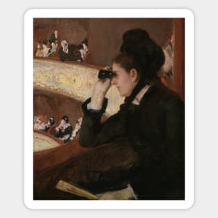 In the Loge by Mary Cassatt Magnet